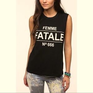 UO Femme Fatale Muscle Tee/Tank Top